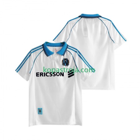Billiga Fotbollströjor Olympique de Marseille 1999 Retro Hemma tröja 1998 Kortärmad